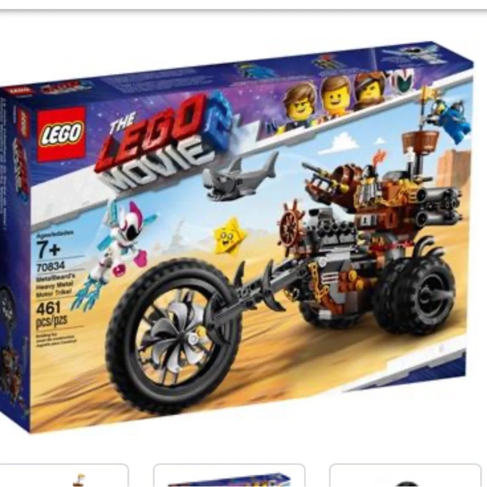 Lego Movie 2 MetalBeard’s Heavy Metal Motor Trike set 70834 new in sealed box